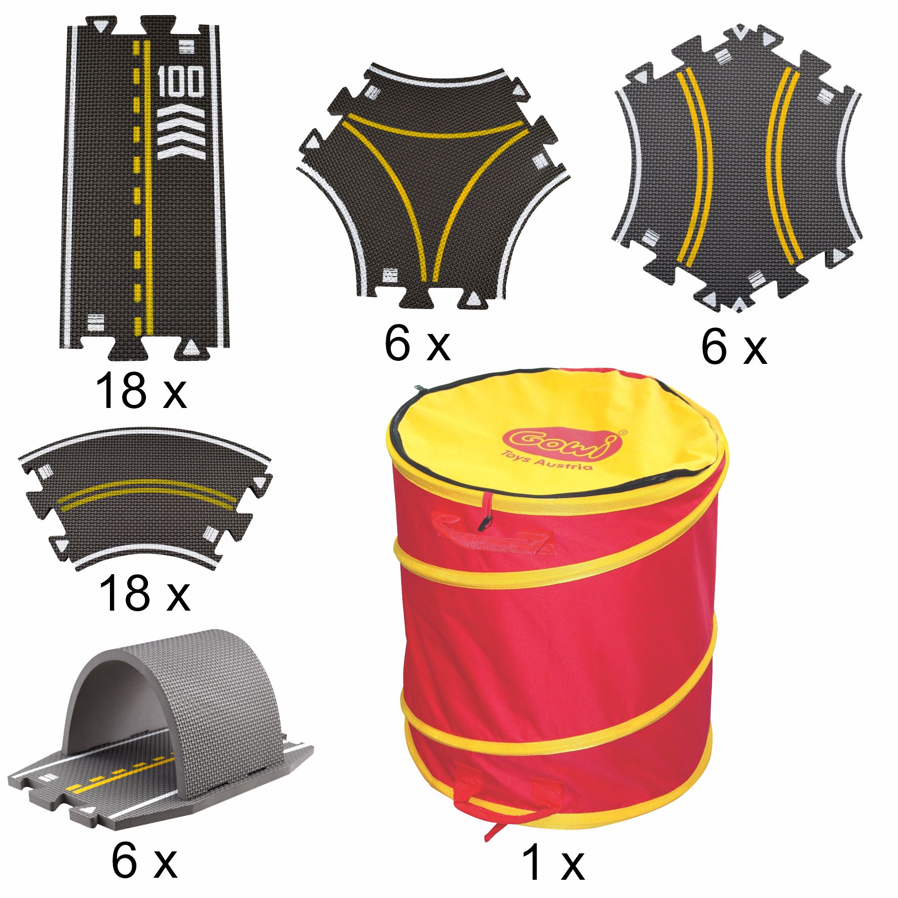 Spielstraßen-Set Advanced 54 Teile